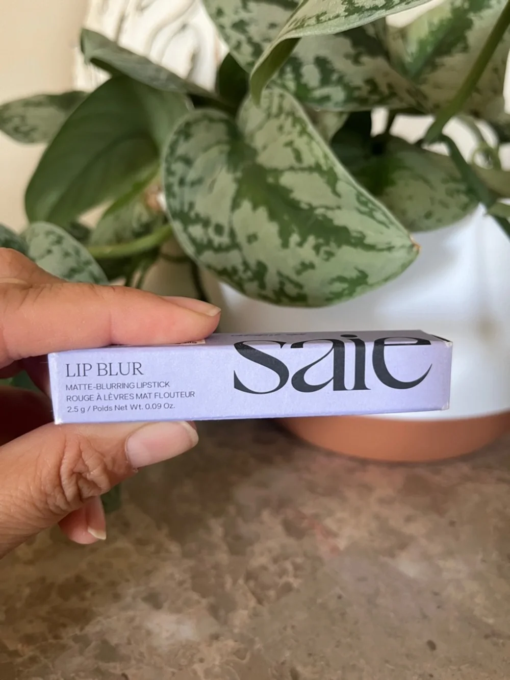SAIE Lip Blur Lipstick in Classic Vibrant Red NEW In Original Box